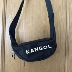KANGOL ボディバッグ ブラックのサムネイル