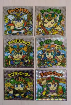 【6枚セット】ビックリマンシール 20th ジャーニ・ヤマト 他