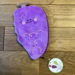 ダイソー　ペンケース　ぶどう