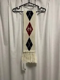 5252BY OIOIアーガイル柄マフラー新品未使用