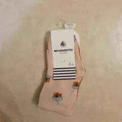 ベビー靴下 2足セット 花柄