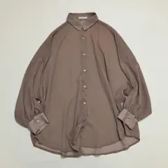 クラシカルエルフ 楊柳シフォン オーバーサイズ シアーシャツ Lのサムネイル