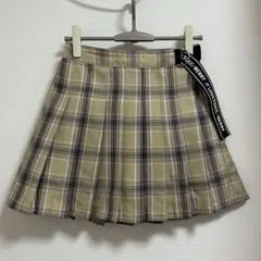 ラブトキシック Lovetoxic チェック柄 プリーツスカート L 160