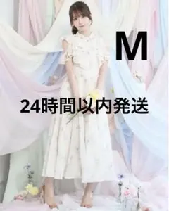 Tulip chiffon dress rosemuse ロゼミューズ M - メルカリ