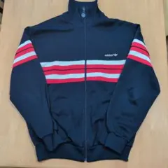 adidas ジップアップジャケット ネイビー