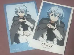 ソードアートオンラインSAO シノン イラストカード AGF AMNIBUS