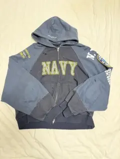 PROJECT G/R NAVY FULL ZIP HOODIE 1