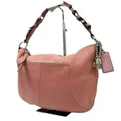 COACH 12683 ハーフムーン ワンショルダーバッグ レザー ピンク レア