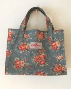 Cath Kidston キャスキッドソン　ブルー　フラワー　トートバッグ