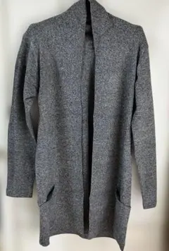 メンズ ロングカーデ ブラック L 新品未使用 父の日のサムネイル