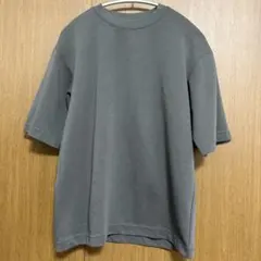 UNIQLO UエアリズムコットンオーバーサイズTシャツダークグレー S