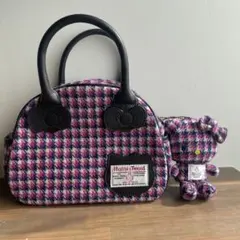 Harris Tweed チェック柄バッグ　ハローキティ