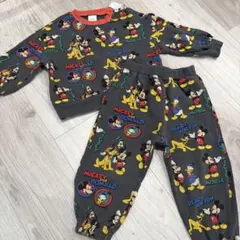 しまむら RELA ミッキー総柄 セットアップ 90cm