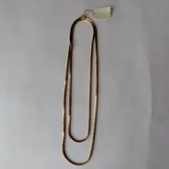 土日限定✨️新品✨️ゴールドメッキ 二重チェーン ネックレス