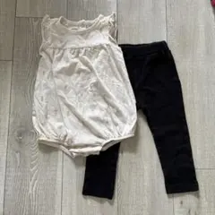 OLD NAVY ベビー服 ロンパース レギンス 2点セット 90cmのサムネイル