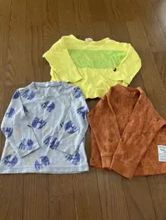 長袖3枚セット 80センチ