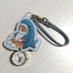 モフサンド　サメにゃん　ダイカット　キーチェーン　ウォッチ