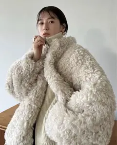 CLANE 田中みな実 CURL FUR SHORT COAT