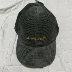 【新品未使用】H&M コーデュロイ ベースボールキャップ ダークグリーン系のサムネイル