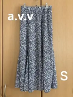 a.v.v フラワージャカードプリントマーメイドスカートのサムネイル