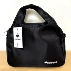 le coq sportif トートバッグ ミニトート　ショルダーバッグ　黒