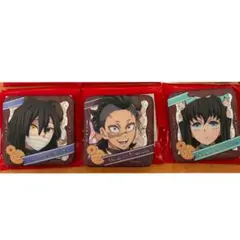 鬼滅の刃　バレンタイン　缶バッジ　不死川玄弥　伊黒小芭内　時透無一郎