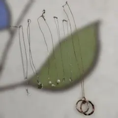 ネックレスセット シルバー ゴールド パール