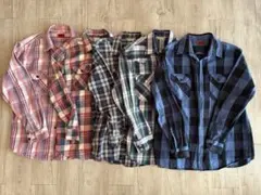 Levi's Red Tab リーバイス レッドタブ 柄シャツ まとめ売りXL