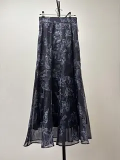 SNIDEL ネイビー フレアスカート