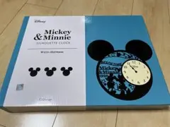 ミッキー＆ミニー シルエット時計