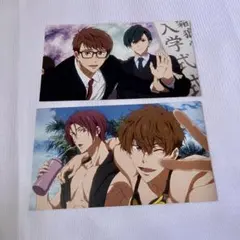 Free! DF 4話 エンドカードポストカード 桐嶋郁弥 遠野日和 - メルカリ