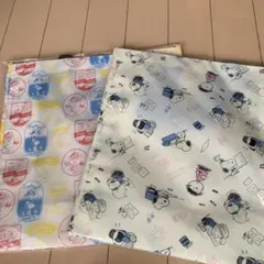【スヌーピーエコバッグ】2点セット　AOKI ノベルティー