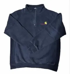 ハーフジップ スウェット