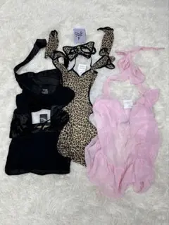 （328）レディース　コスプレ？3着セット　サイズはF 新品