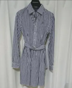 Polo Ralph Lauren ストライプシャツワンピース 14