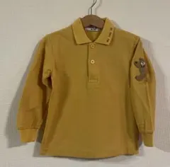 美品　ミキハウス　長袖　ポロシャツ　100サイズ くま　レトロ