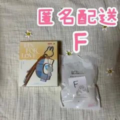 POPMART pin for love ラブブ アルファベット F