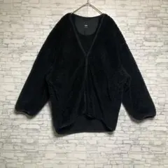 UNIQLO ユニクロ　ボアジャケット M ブラック　モコモコ　レディース　美品