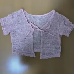 Dazy レース編みカーディガン Mサイズ ピンク