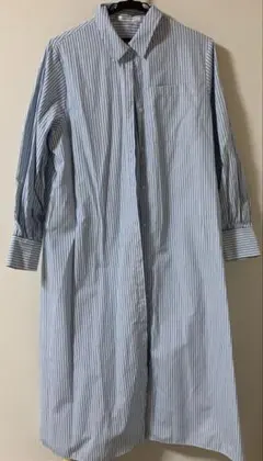 AMERICAN HOLIC ストライプ長袖シャツワンピース　フリーサイズ