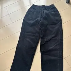 美品　GU黒 コーデュロイ パンツ