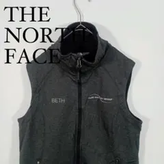 THE NORTH FACE グレー ジップアップベスト レディース　S