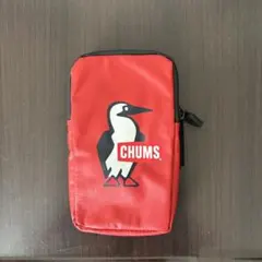 CHUMS チャムス マルチポーチ レッド