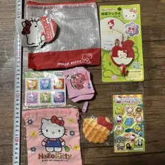 ハローキティ　レトロなグッズ入り　キティグッズ7種セット