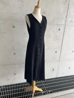 【Used】レディなシルエット♡ブラックワンピース