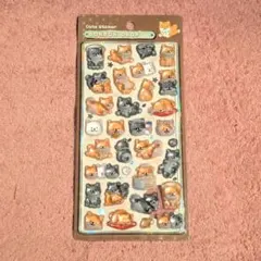 正規品　ボンボンドロップシール　和柄　柴犬