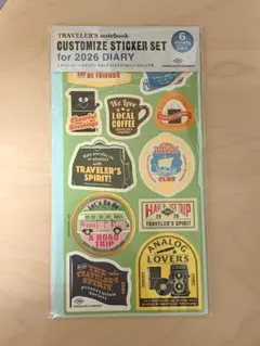 トラベラーズファクトリー　カスタマイズシール　2026
