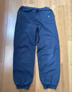 グリーンレーベル リラクシング スウェットパンツ ネイビー 刺繍ロゴ付 140