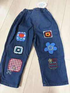 訳あり　バースデイ　チューリミー　刺繍　パッチワーク　デニム　　パンツのサムネイル