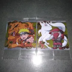 NARUTO　疾風伝忍界　シールウエハース4 　五尾、九尾　ハン、うずまきナルト